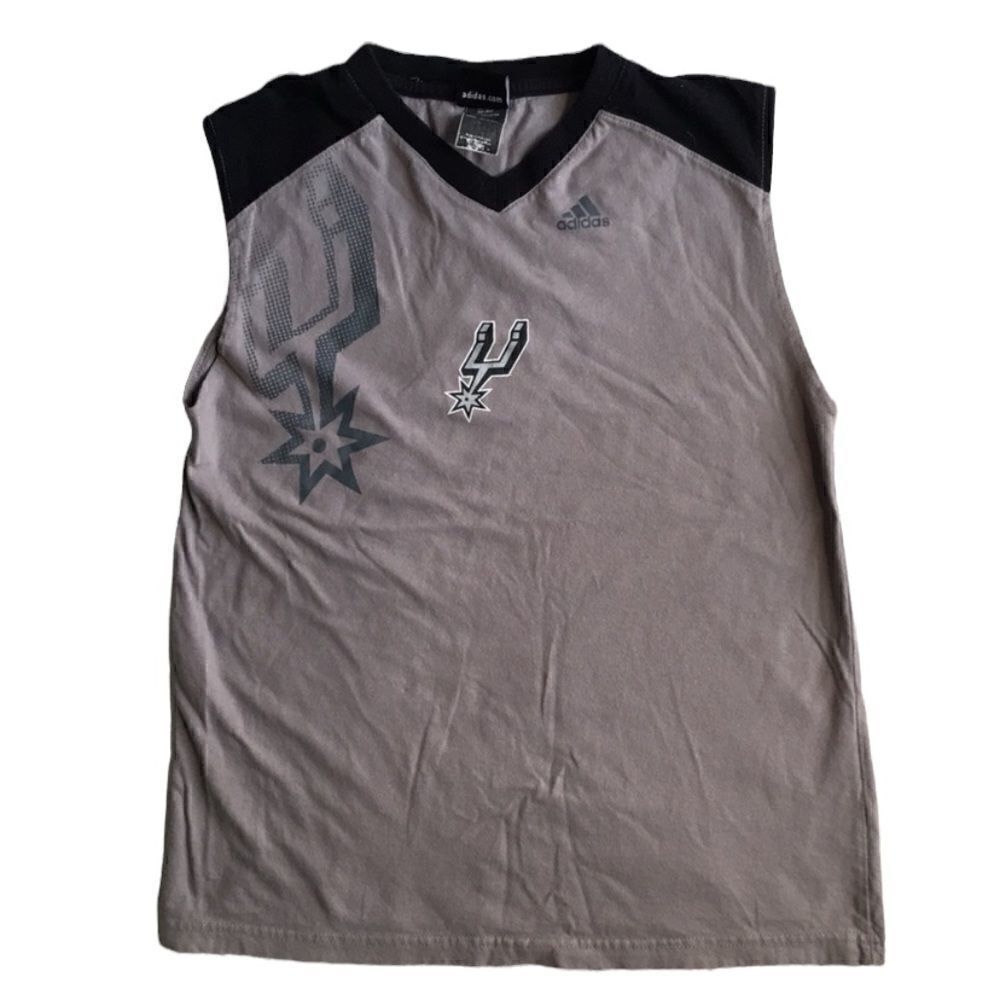 Youth Adidas Spurs Muscle Shirt